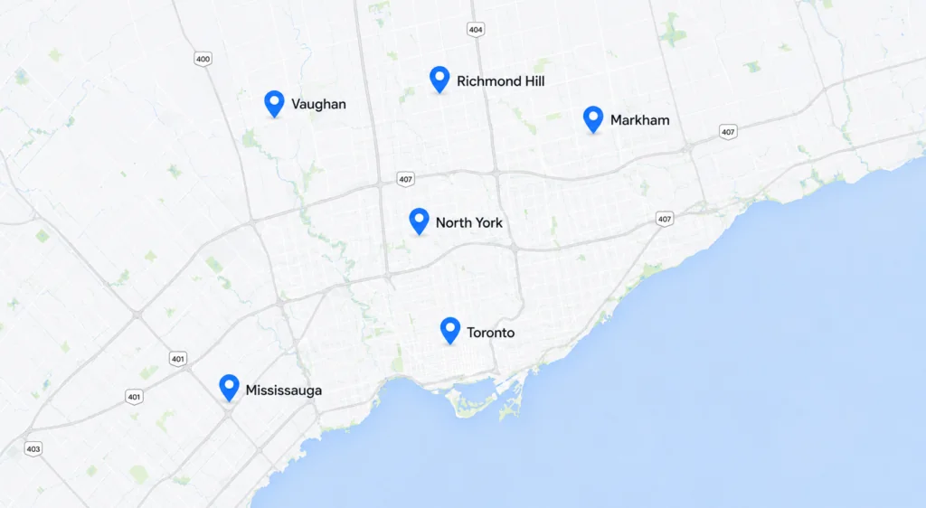 Supporting businesses map